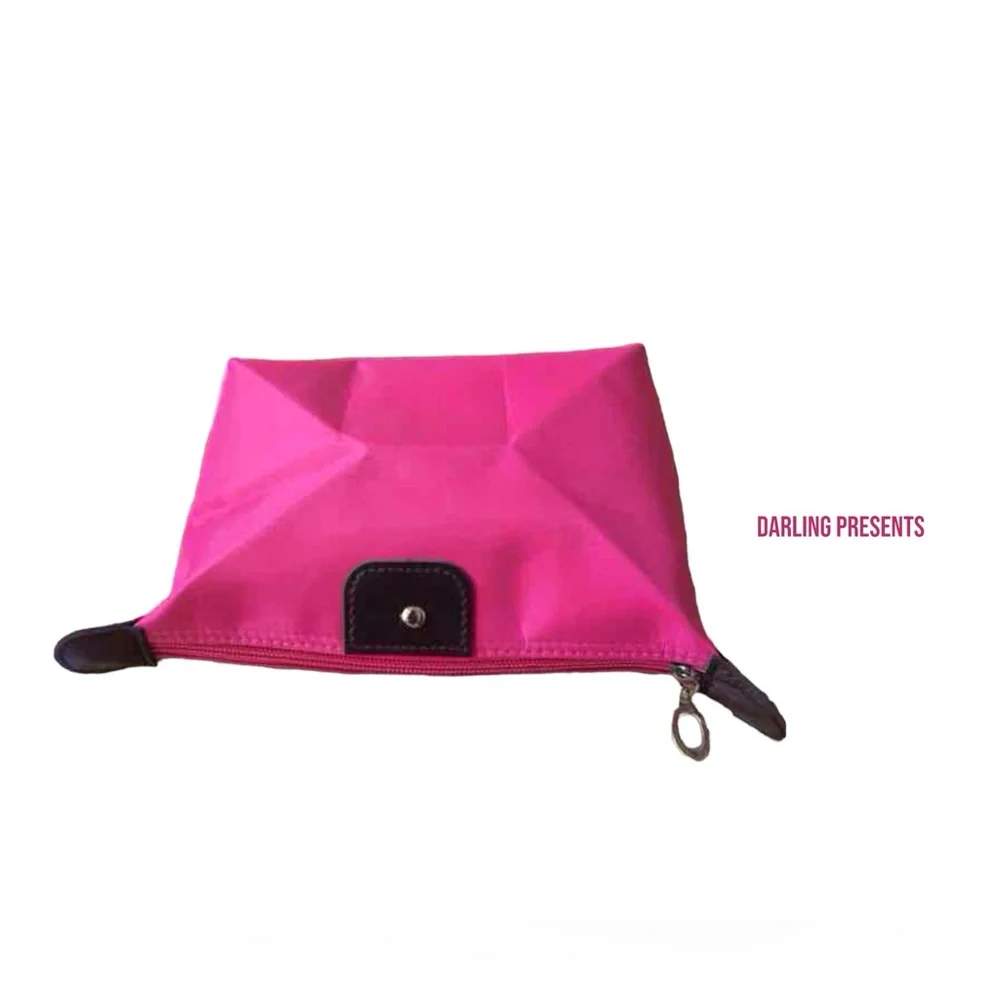 Cosmetic Tech Bag Women Color Pink Size 6.5 X 8